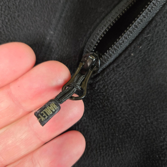 Harley Davidson Black Fleece Retro Harley Patch Full Zip Jacket Size Medium - Picture 4 of 9